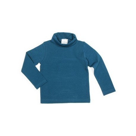 t-shirt col roulé unisexe turquoise en jersey (122-128) t-shirt col roulé unisexe turquoise en jersey (122-128)