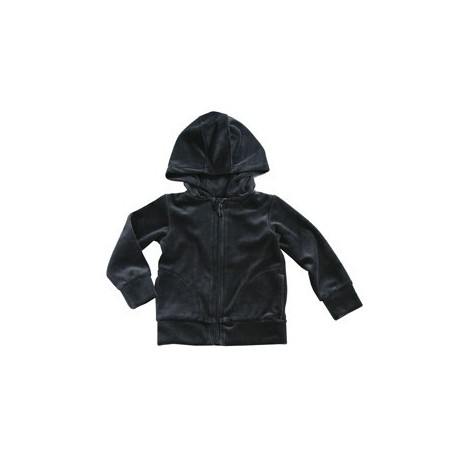sweat à capuche bébé en velours marine gris sweat à capuche bébé en velours marine gris