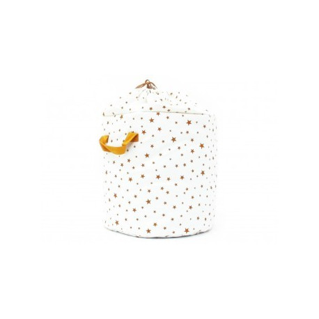 sac de rangement Baobab étoiles moutarde - small sac de rangement Baobab étoiles moutarde - small