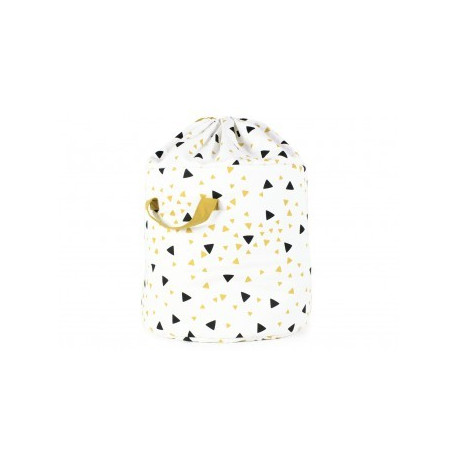 sac de rangement Baobab confettis noirs et miel - small sac de rangement Baobab confettis noirs et miel - small