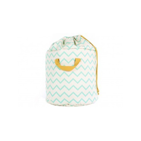 sac de rangement Baobab zigzag vert - small sac de rangement Baobab zigzag vert - small