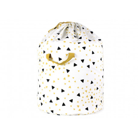 sac de rangement Baobab confettis noirs et miel - large sac de rangement Baobab confettis noirs et miel - large