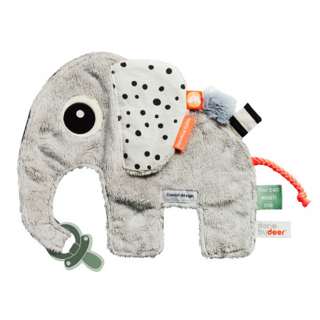 doudou plat éléphant Elphee gris doudou plat éléphant Elphee gris