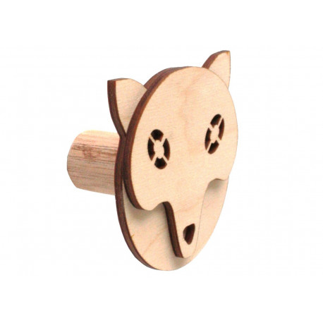 patère en bois 'renard Morris' patère en bois 'renard Morris'