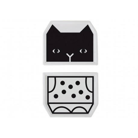 assiettes en procelaine Mix & Match 'chat' assiettes en procelaine Mix & Match 'chat'