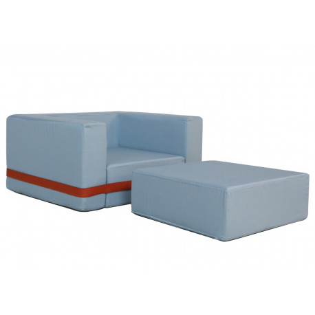 fauteuil Brooklyn 'bleu Thalassa' fauteuil Brooklyn 'bleu Thalassa'