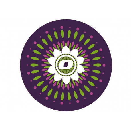 set de 2 stickers Mandala pour roues du Roller Nikidom set de 2 stickers Mandala pour roues du Roller Nikidom