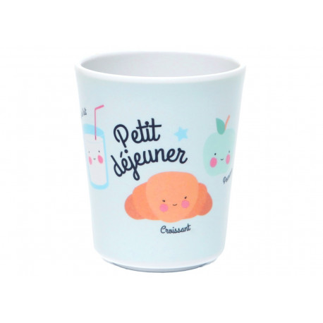tasse en mélamine 'petit-déjeuner soft blue' tasse en mélamine 'petit-déjeuner soft blue'