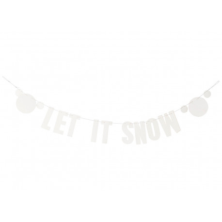 guirlande de Noël 'Let It Snow' guirlande de Noël 'Let It Snow'