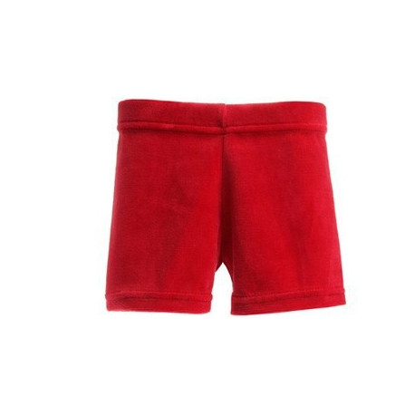 short unisexe en velours rouge short unisexe en velours rouge
