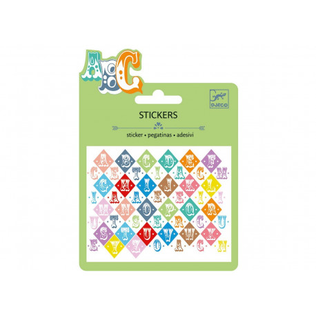 set stickers métallisés 'Lettres saloon' set stickers métallisés 'Lettres saloon'