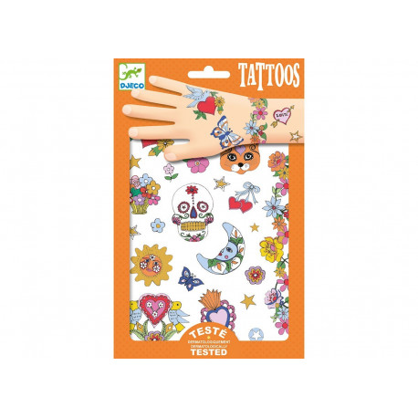 tatouages éphémères 'Fête mexicaine' tatouages éphémères 'Fête mexicaine'