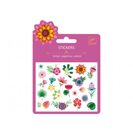 set stickers paillettes 'Fleurs tropicales' set stickers paillettes 'Fleurs tropicales'