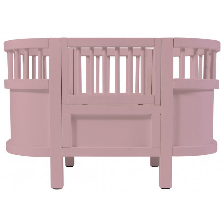 lit pour poupée design en bois 'vieux rose' lit pour poupée design en bois 'vieux rose'