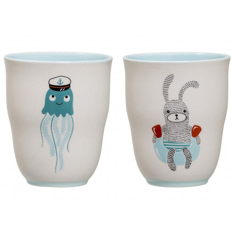 set de 2 tasses en céramique 'Benjamin' set de 2 tasses en céramique 'Benjamin'
