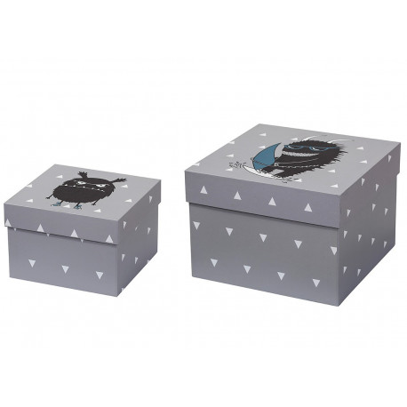 set de 2 boîtes en carton 'monstre' set de 2 boîtes en carton 'monstre'