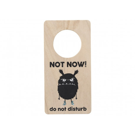 accroche-porte 'Not now' accroche-porte 'Not now'