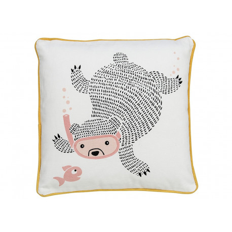 coussin ours et poisson rose coussin ours et poisson rose