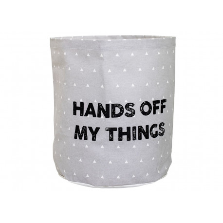 sac de rangement gris 'Hands off...' sac de rangement gris 'Hands off...'
