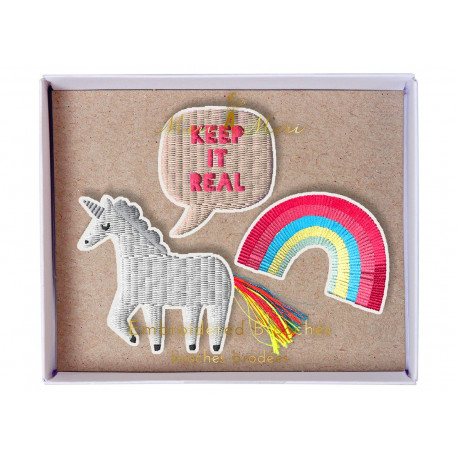 set de 3 broches 'licorne' set de 3 broches 'licorne'