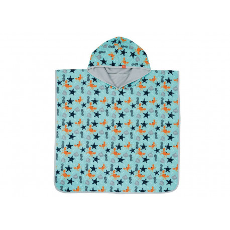 poncho de plage anti-UV 'Etoile de mer' poncho de plage anti-UV 'Etoile de mer'