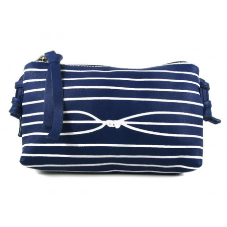 pochette bandoulière en cuir 'marincor stylo/blanc' pochette bandoulière en cuir 'marincor stylo/blanc'