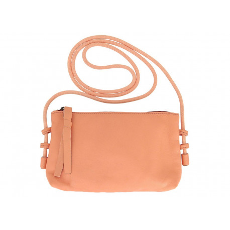 pochette bandoulière en cuir pêche pochette bandoulière en cuir pêche