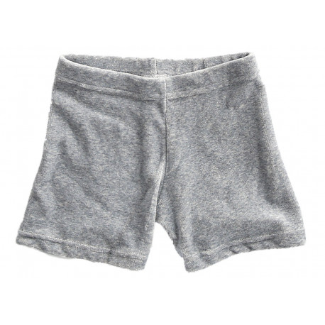short bébé en velours gris chiné short bébé en velours gris chiné