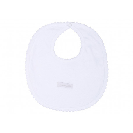 bavoir blanc à motif ajouré bavoir blanc à motif ajouré