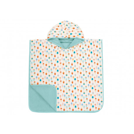 poncho de plage fille anti-UV 'Glaces' poncho de plage fille anti-UV 'Glaces'