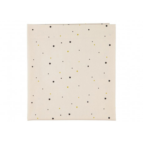 drap lit bébé 'spotty i3 sand/black' drap lit bébé 'spotty i3 sand/black'