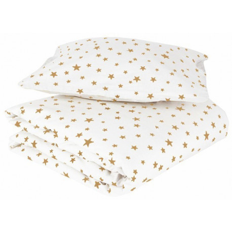 parure de lit 1p 'Toronto mustard stars' (148x200) parure de lit 1p 'Toronto mustard stars' (148x200)