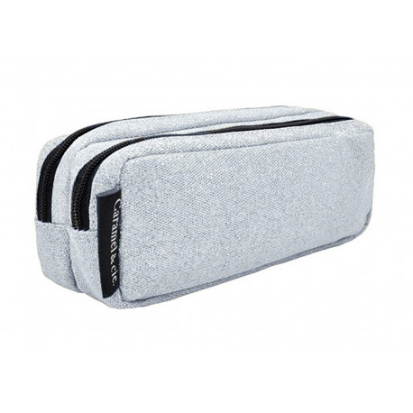 Trousse DBL argent paillettes Trousse DBL argent paillettes