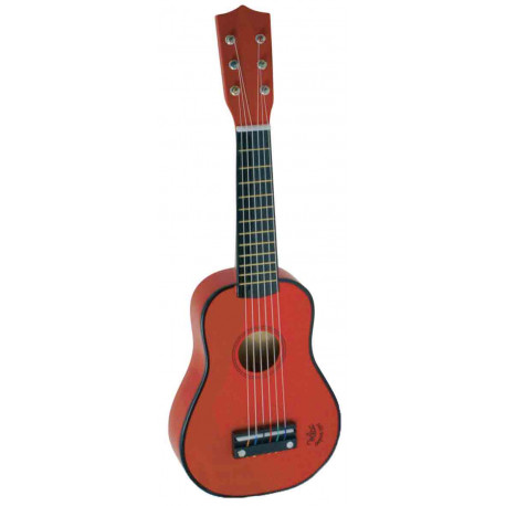 magnifique guitare rouge en bois magnifique guitare rouge en bois