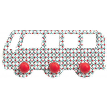 portemanteau mural bus en bois portemanteau mural bus en bois