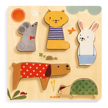 puzzle en relief - Woodypets puzzle en relief - Woodypets