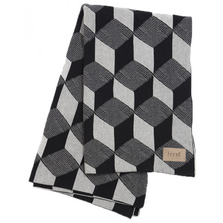 plaid 'squares' en tricot 120x150cm plaid 'squares' en tricot 120x150cm