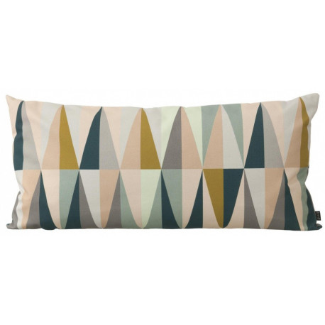 coussin imprimé triangles pastel 80x40cm coussin imprimé triangles pastel 80x40cm