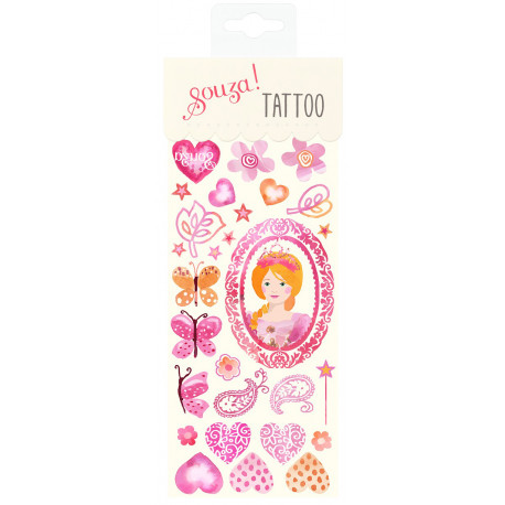 set tatouages éphémères Princesse set tatouages éphémères Princesse