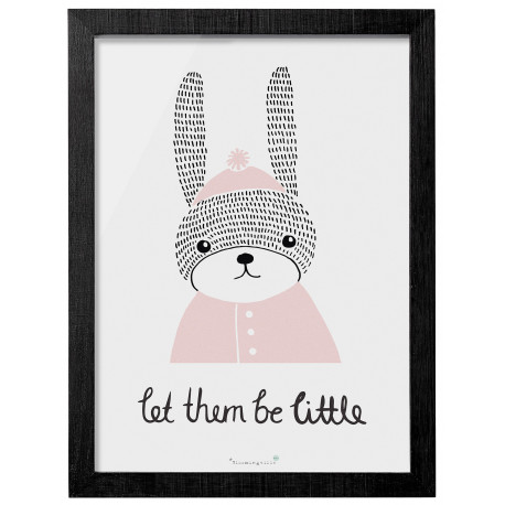 cadre avec affiche 'Let them be little' cadre avec affiche 'Let them be little'
