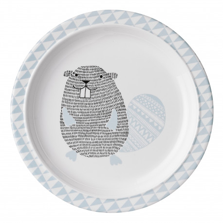 assiette en mélamine 'Noah Beaver' (22 cm) assiette en mélamine 'Noah Beaver' (22 cm)