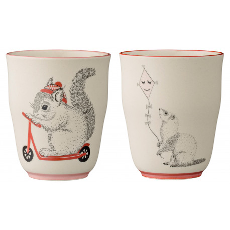 set de 2 tasses en céramique 'Mollie Cups' set de 2 tasses en céramique 'Mollie Cups'