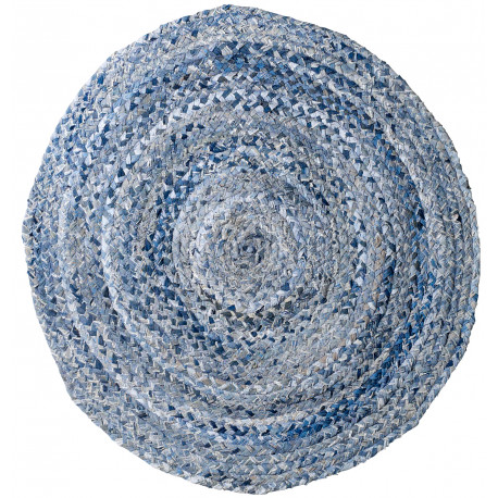tapis rond tressé 'denim' tapis rond tressé 'denim'
