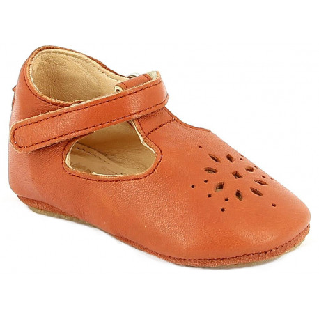 chaussons bébé Lillyp - brique chaussons bébé Lillyp - brique