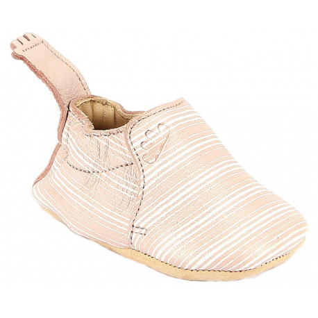 chaussons bébé Blumoo - Linea rose baba/blanc chaussons bébé Blumoo - Linea rose baba/blanc