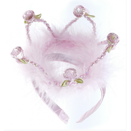 tiare étincelante, plumes et diamants tiare étincelante, plumes et diamants