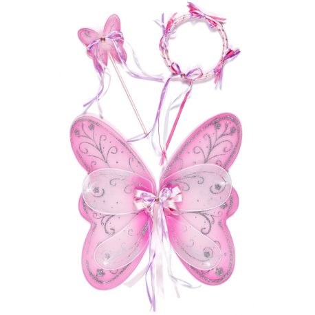 set elfe 'Alfi' rose/argenté set elfe 'Alfi' rose/argenté