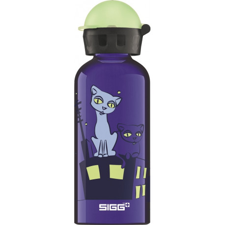 gourde phosphorescente 'Glow Night Cats' 0,4l gourde phosphorescente 'Glow Night Cats' 0,4l