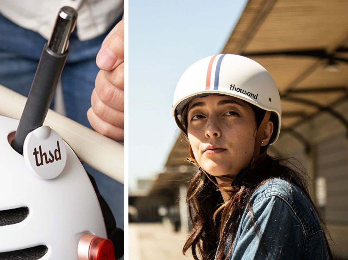 Kinder- und Erwachsenenfahrradhelm von Thousand