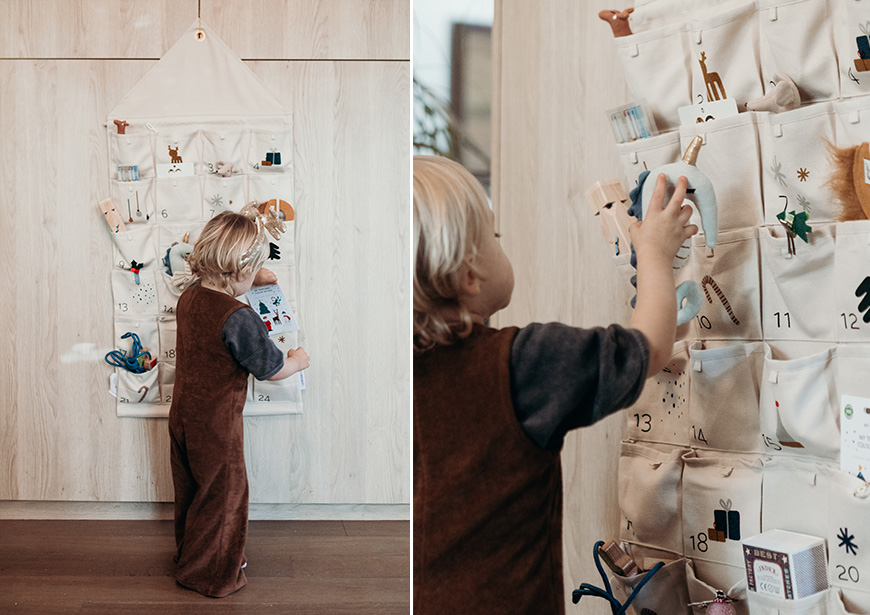 advent met kinderen adventskalender vullen herbruikbare kalender liewood de kleine zebra 